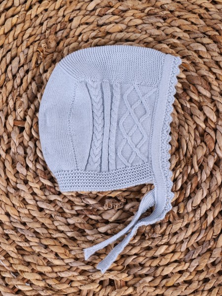 Organic cotton bonnet
