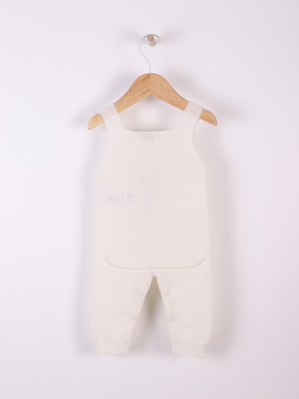 Knitted dungarees Knitted dungarees