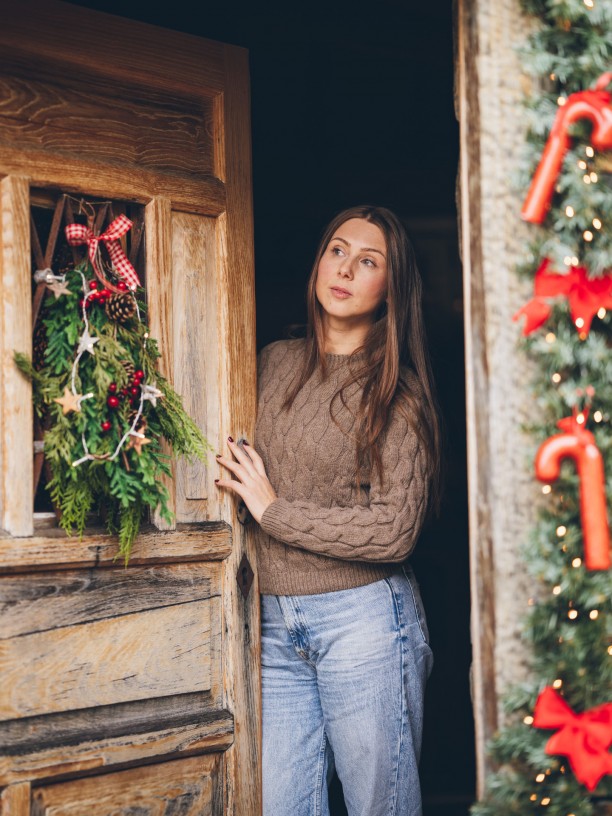 Women knitted sweater
