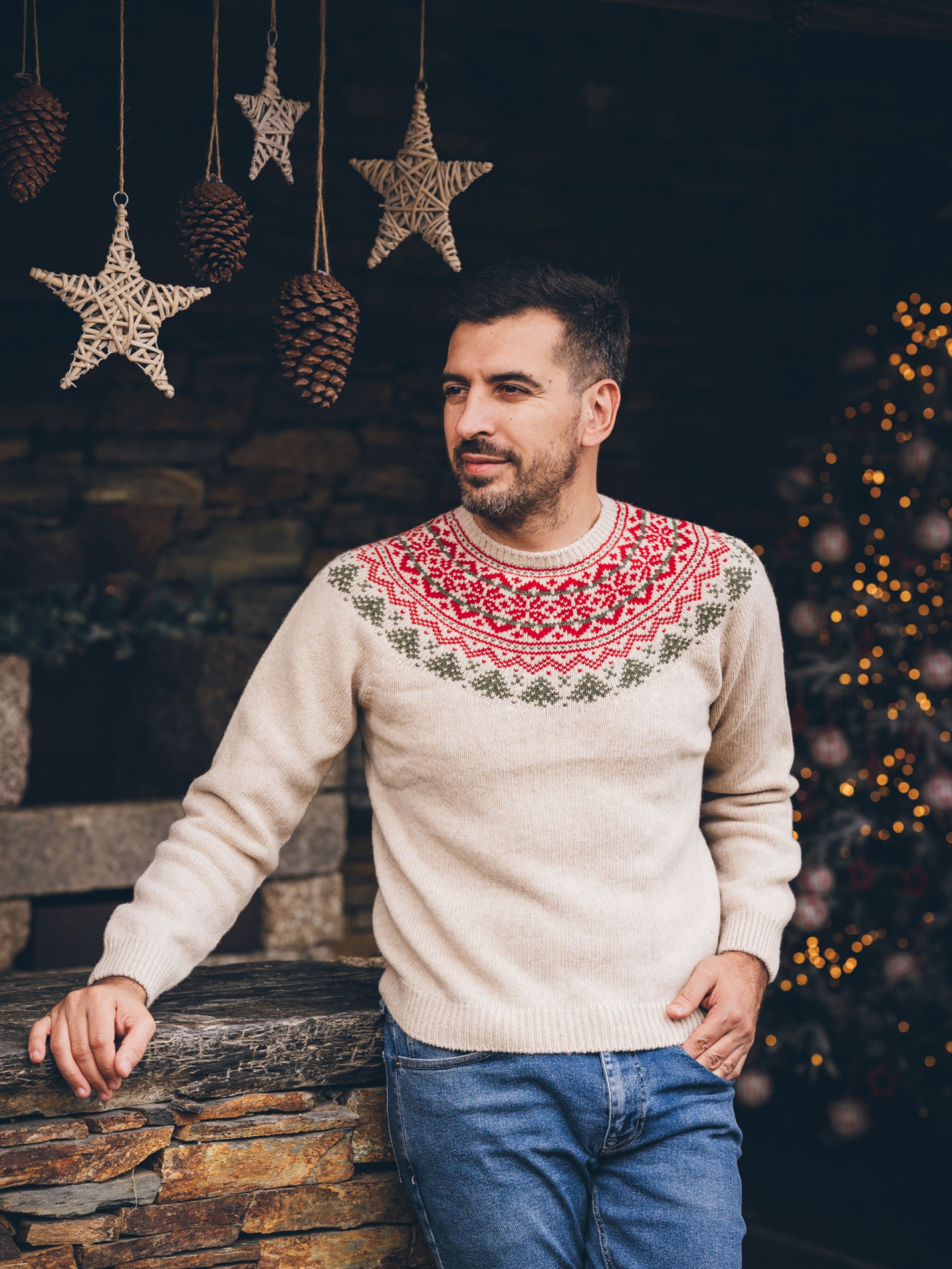 Christmas knitted sweater