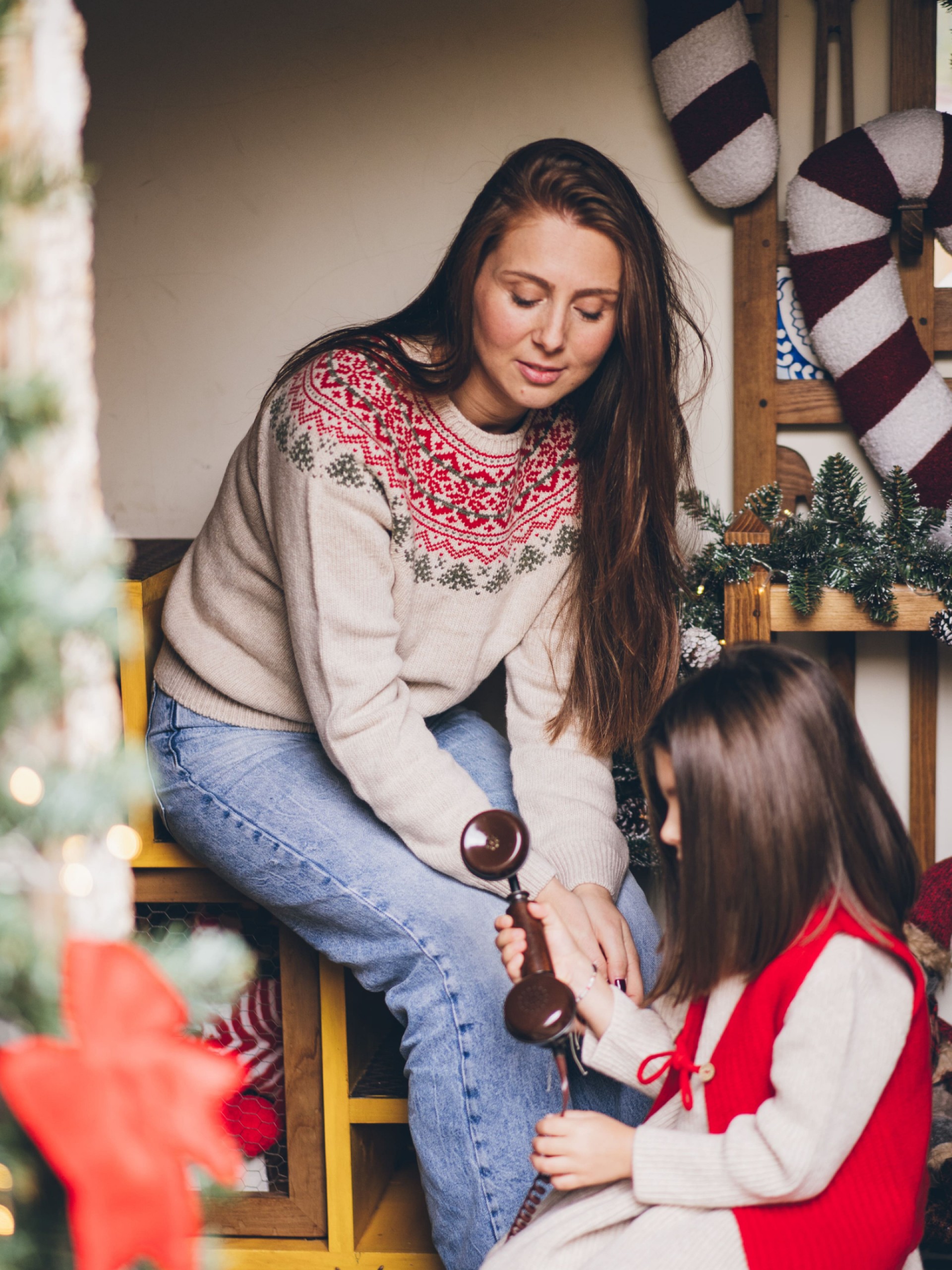Christmas knitted sweater