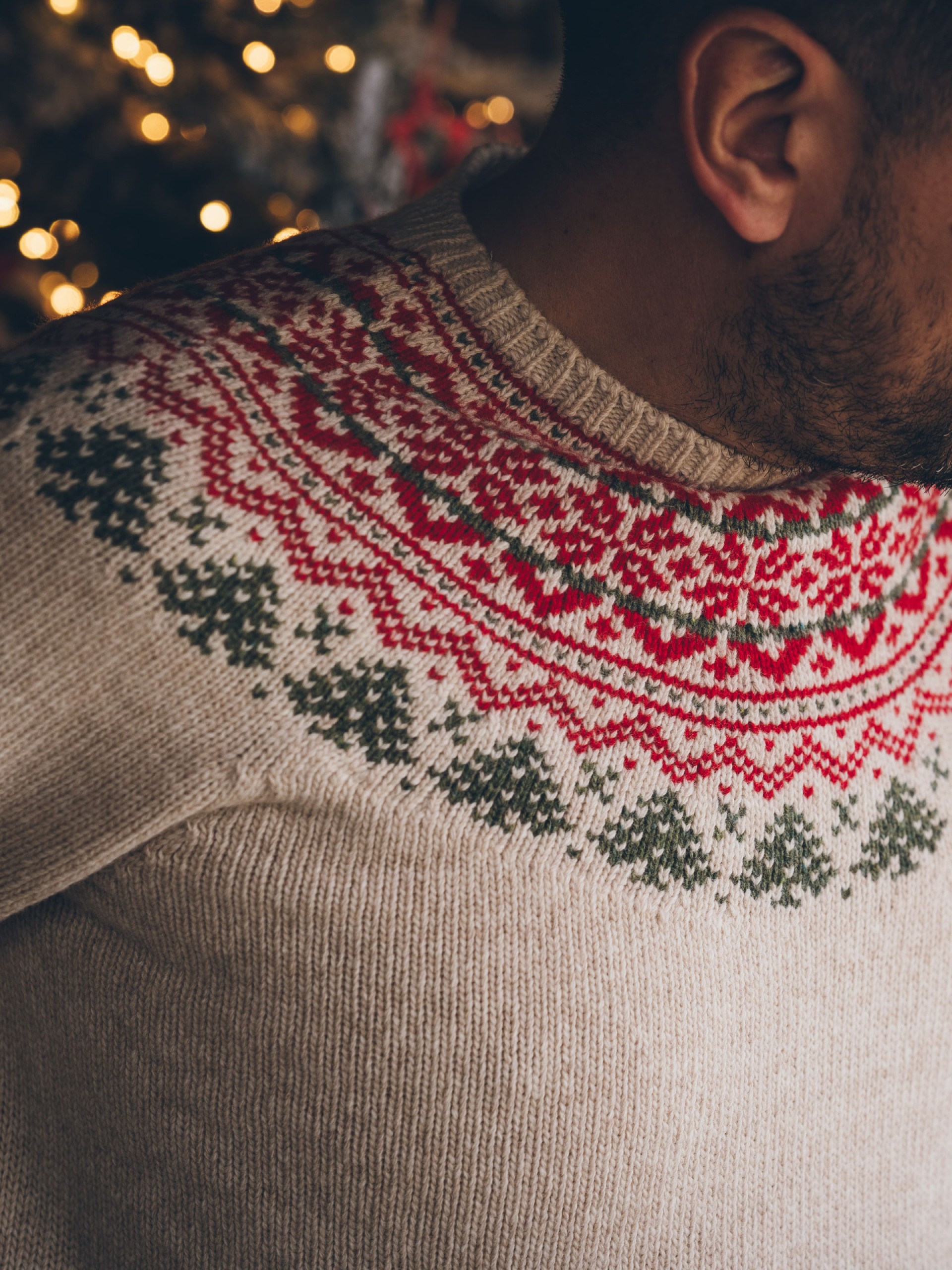 Christmas knitted sweater