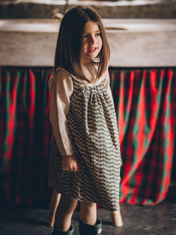 Saia de peito florida Saia de peito florida