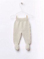 Calças tricotadas lã Calças tricotadas lã