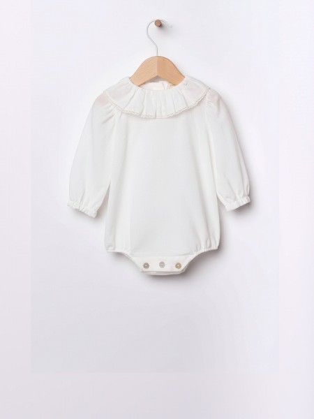 Body blusa com renda