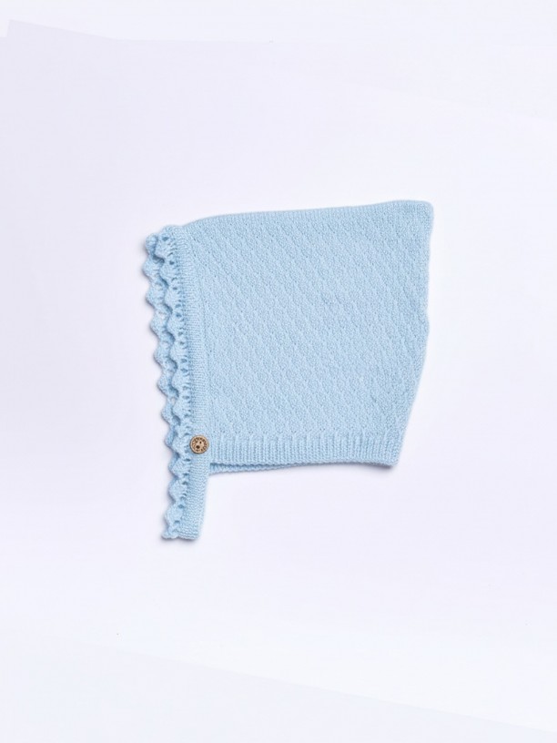 Touca tricotada de l?