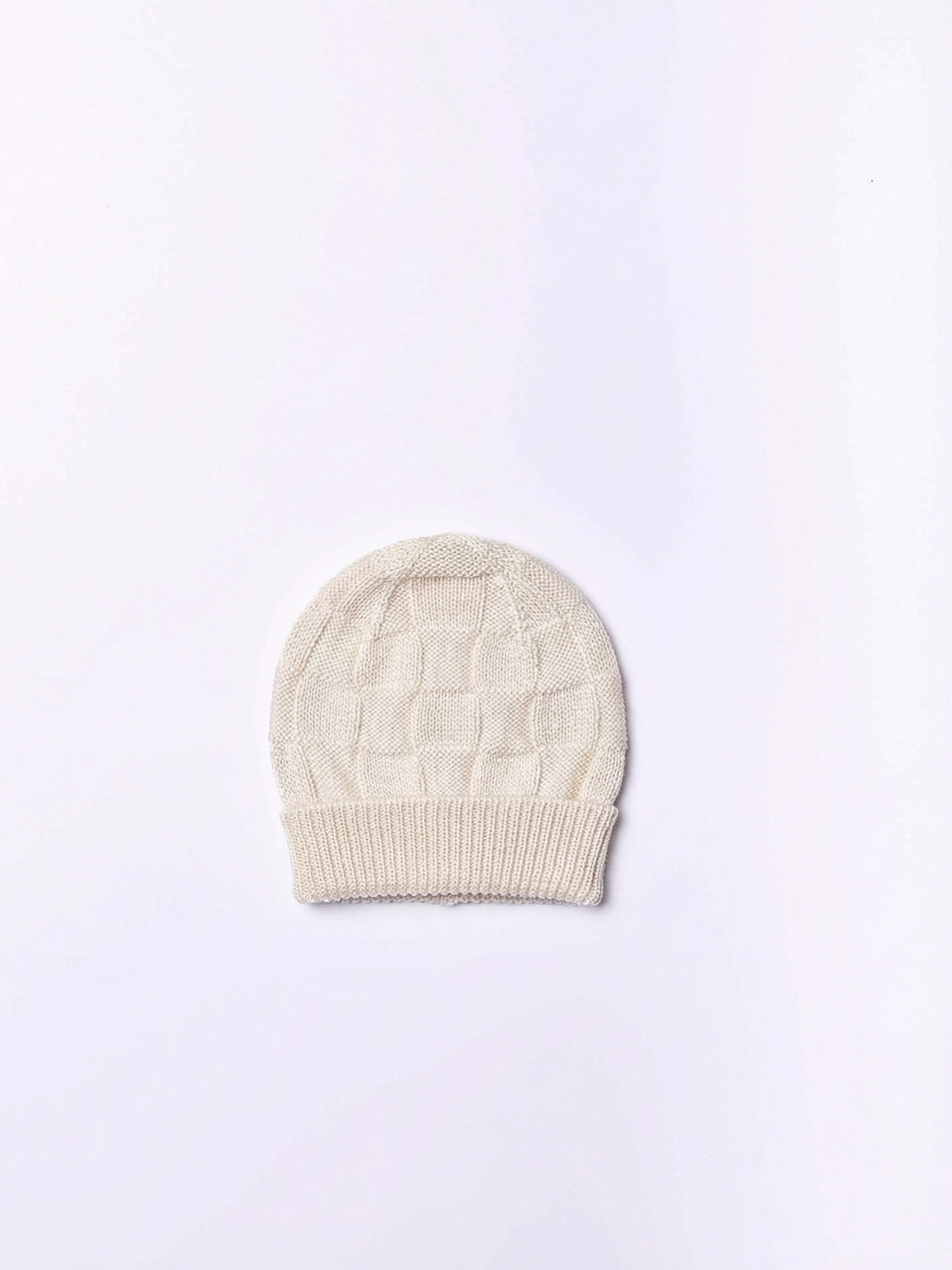 Knitted wool beanie