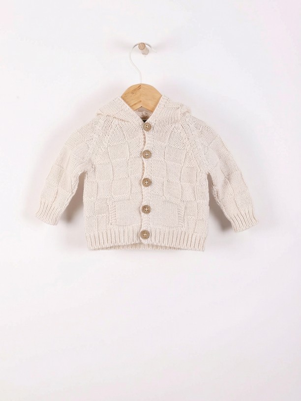 Casaco com capuz de l?