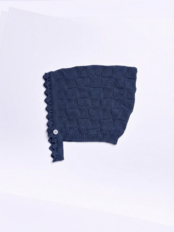 Touca tricotada de l?