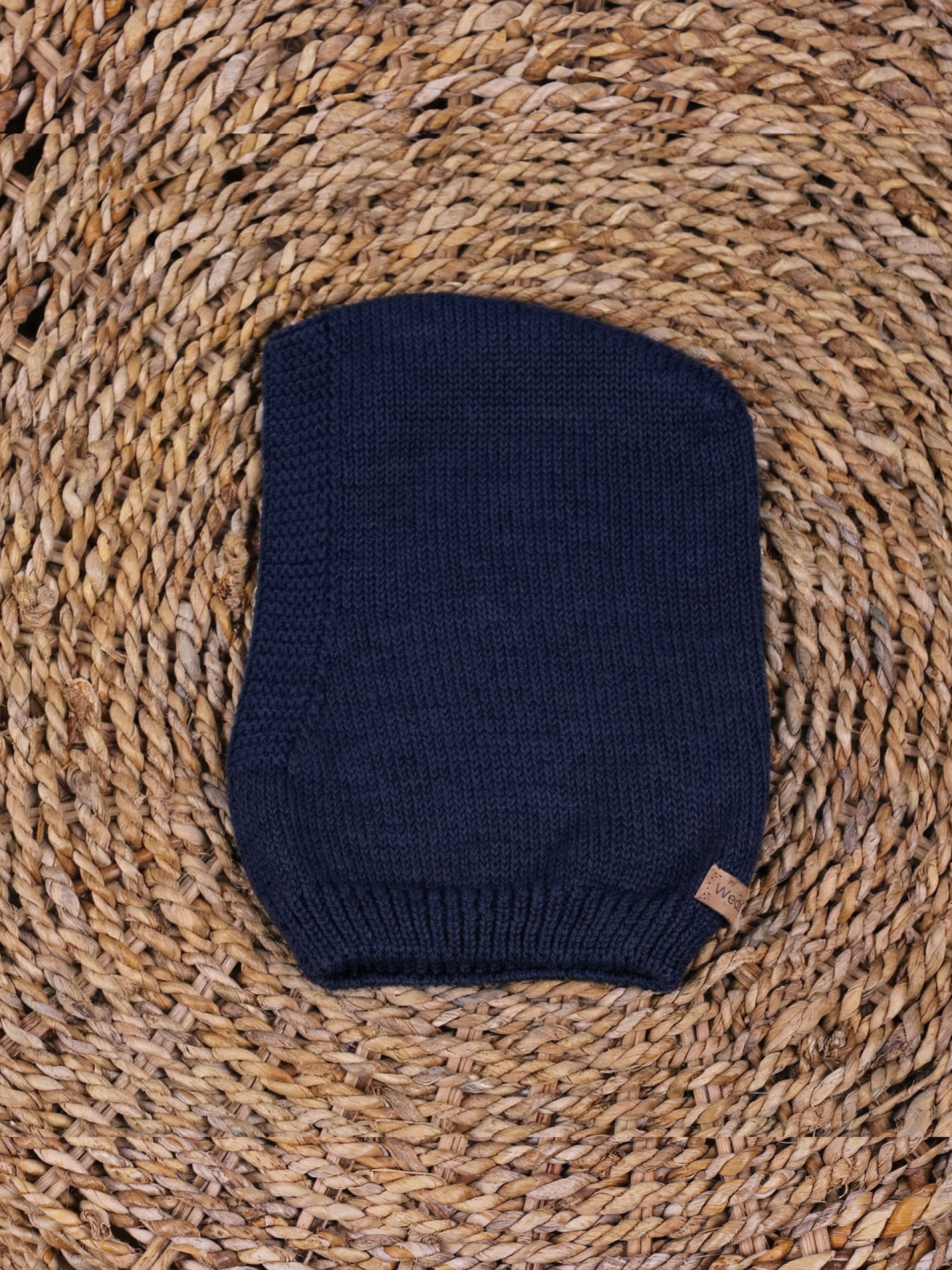 Knitted wool balaclava