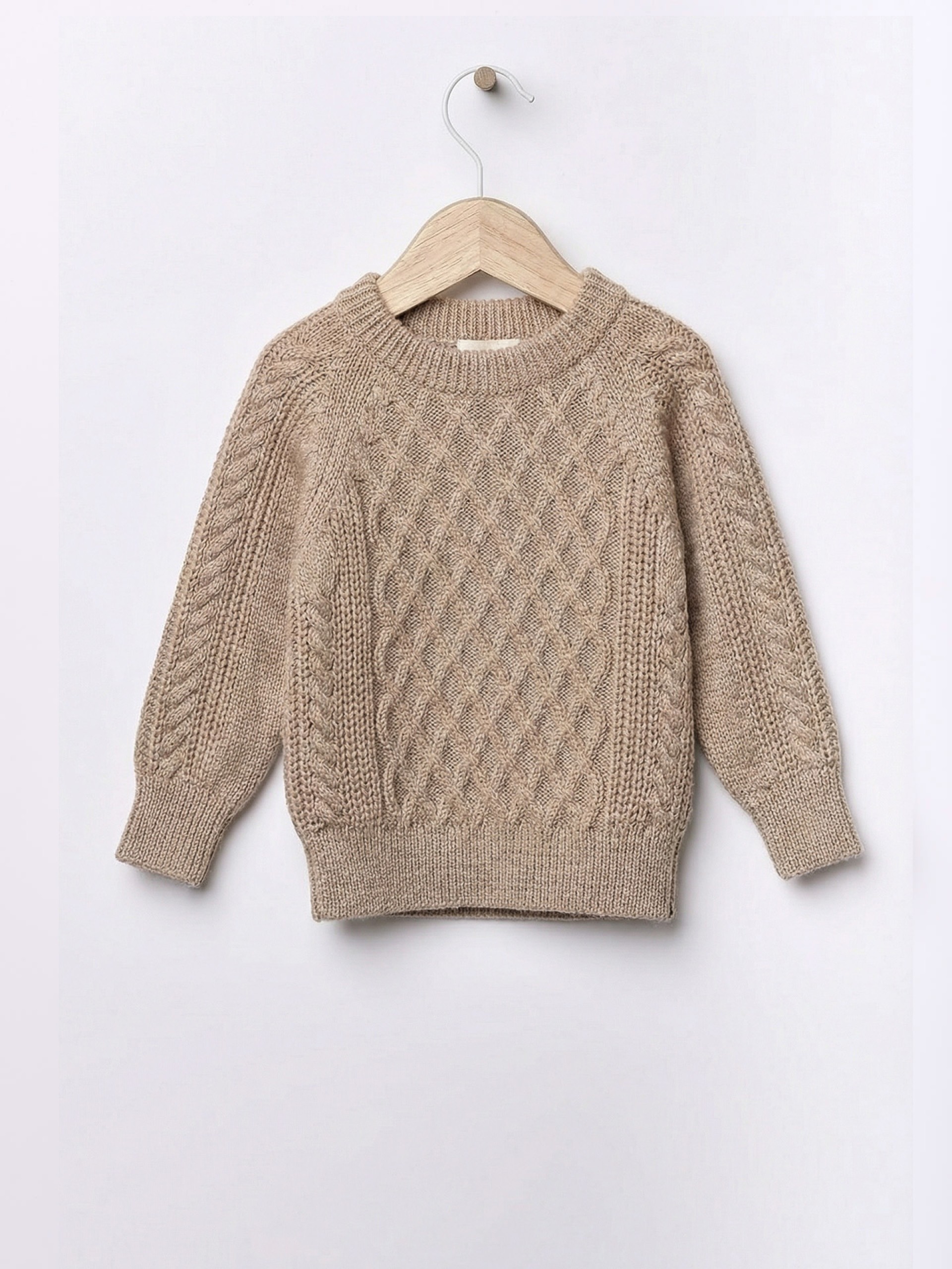 Knitted wool sweater