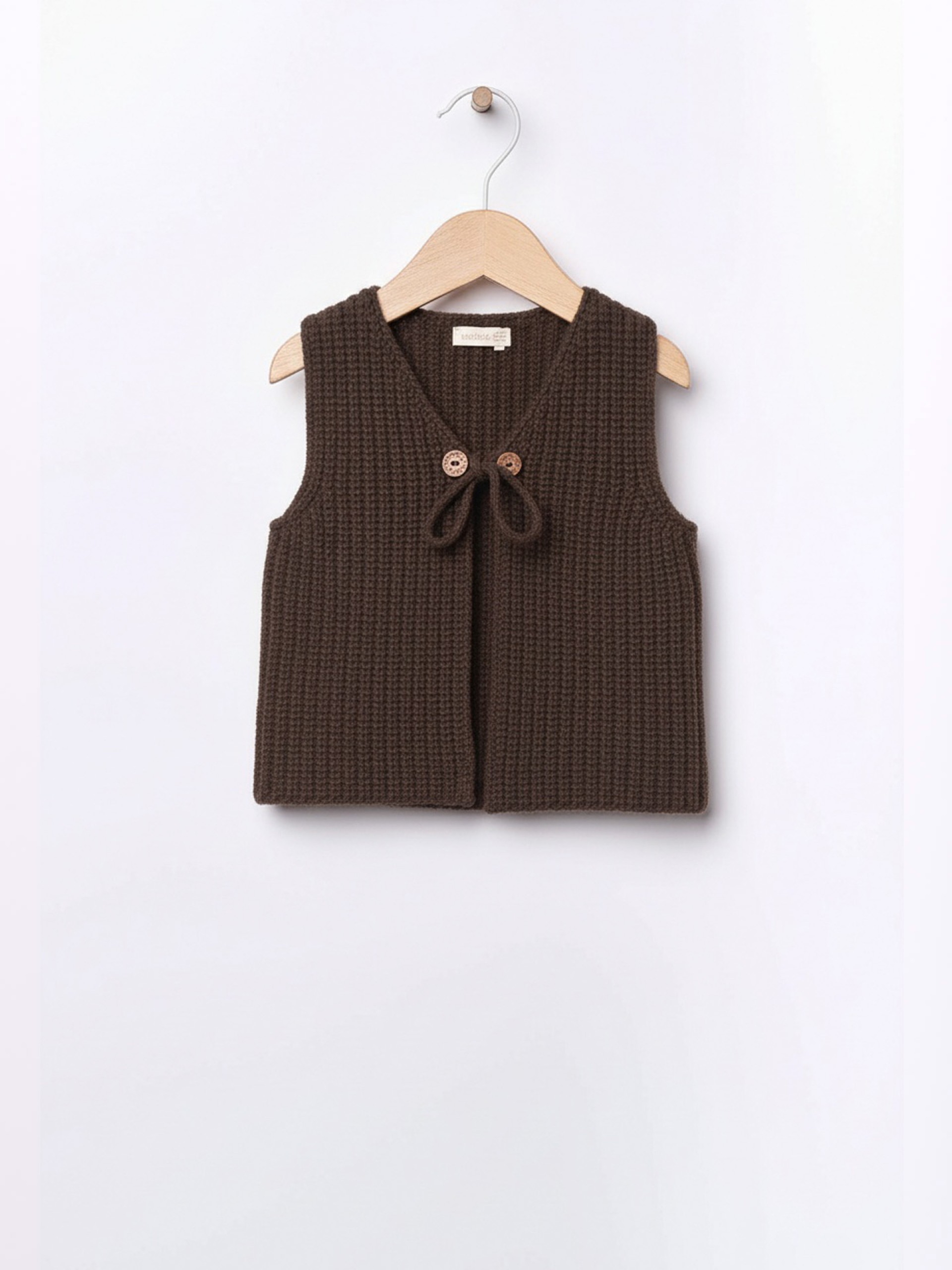 Colete tricotado de l?