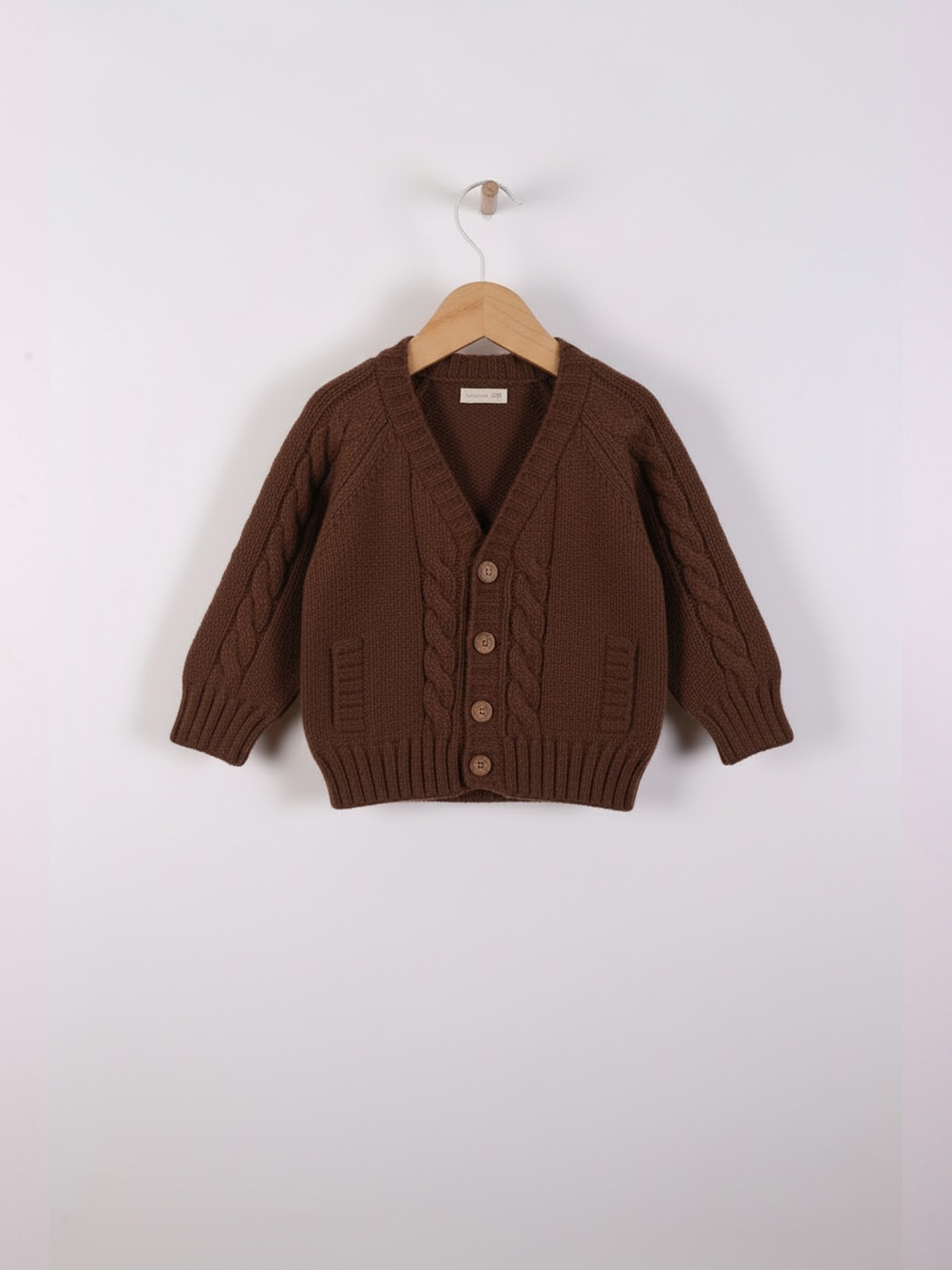 V-neck cardigan