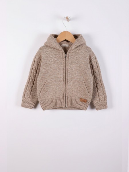 Casaco com capuz de l?