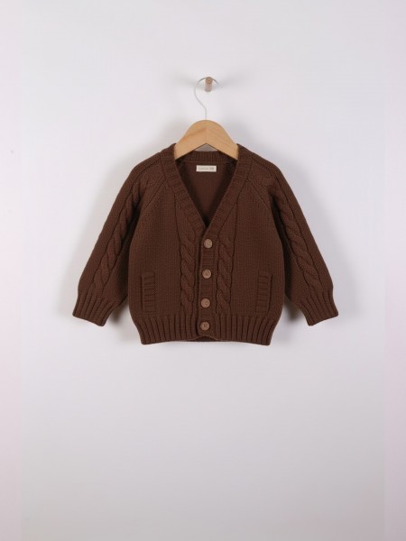 Casaco com decote em V