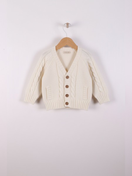 Casaco com decote em V