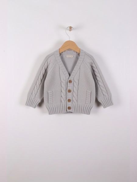 Casaco com decote em V