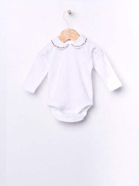 Body com gola redonda Body com gola redonda