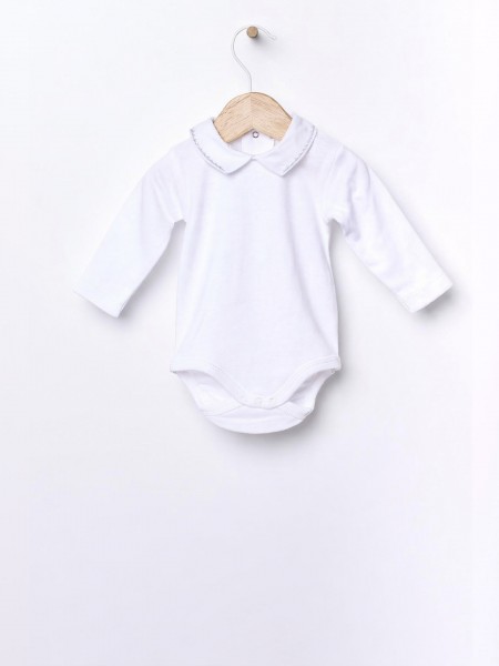 Body com gola em bico