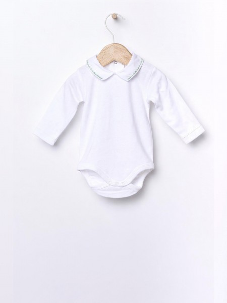 Body com gola em bico