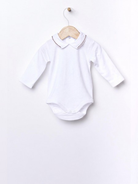 Body com gola em bico