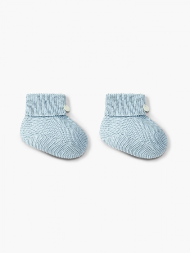 Organic cotton booties