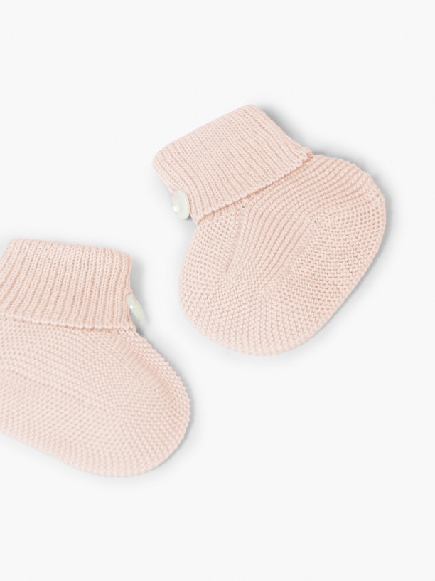 Organic cotton booties