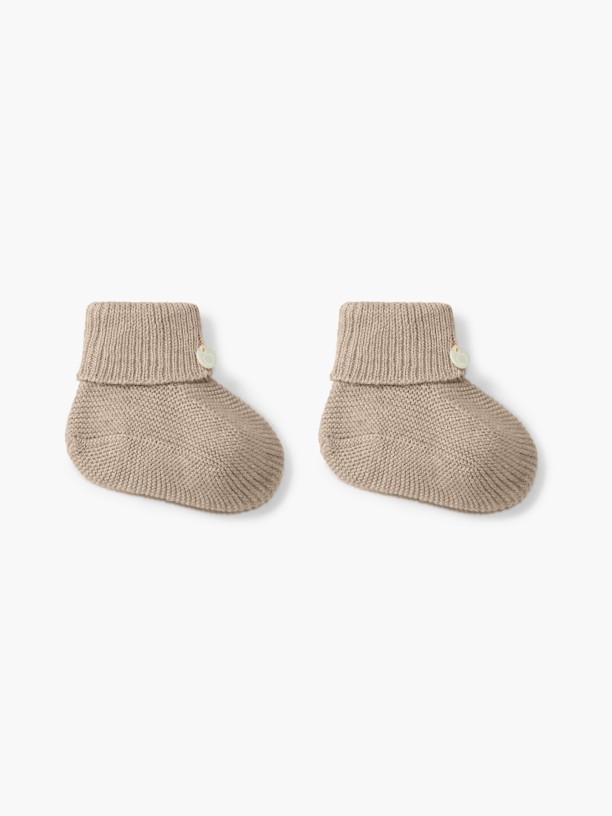 Organic cotton booties Organic cotton booties
