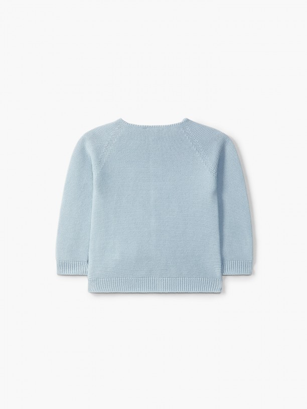 Organic cotton cardigan