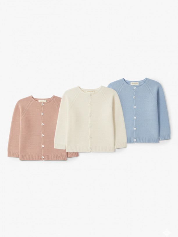 Organic cotton cardigan