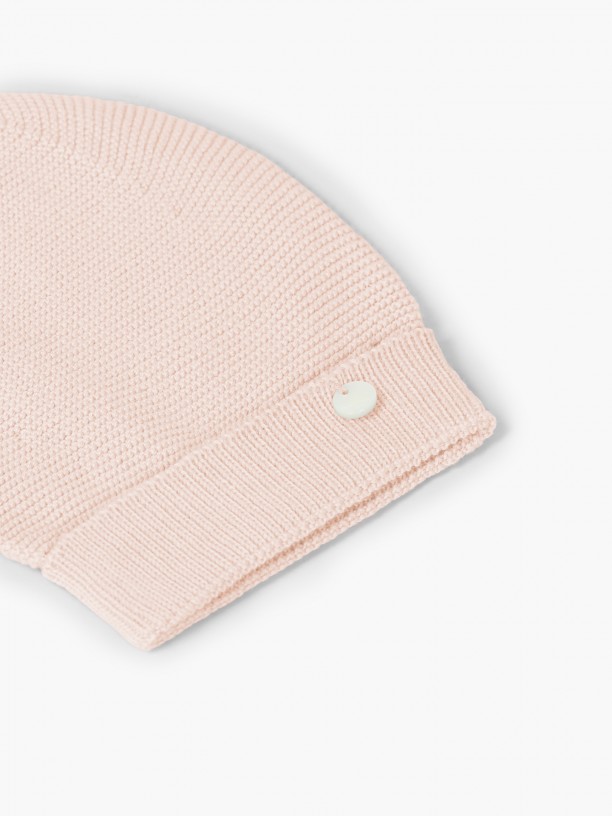 Gorro tricotado em l�