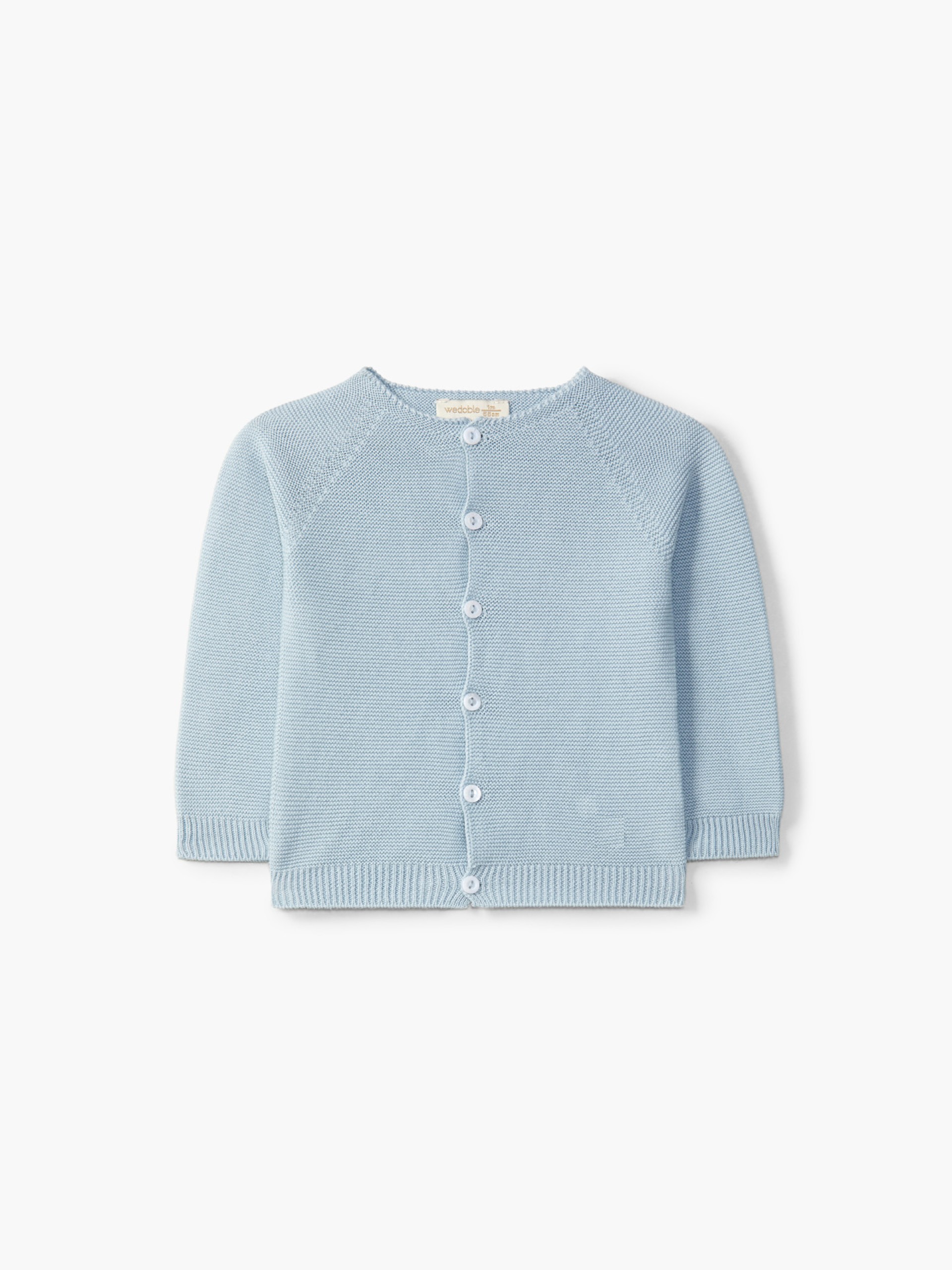 Knitted wool cardigan