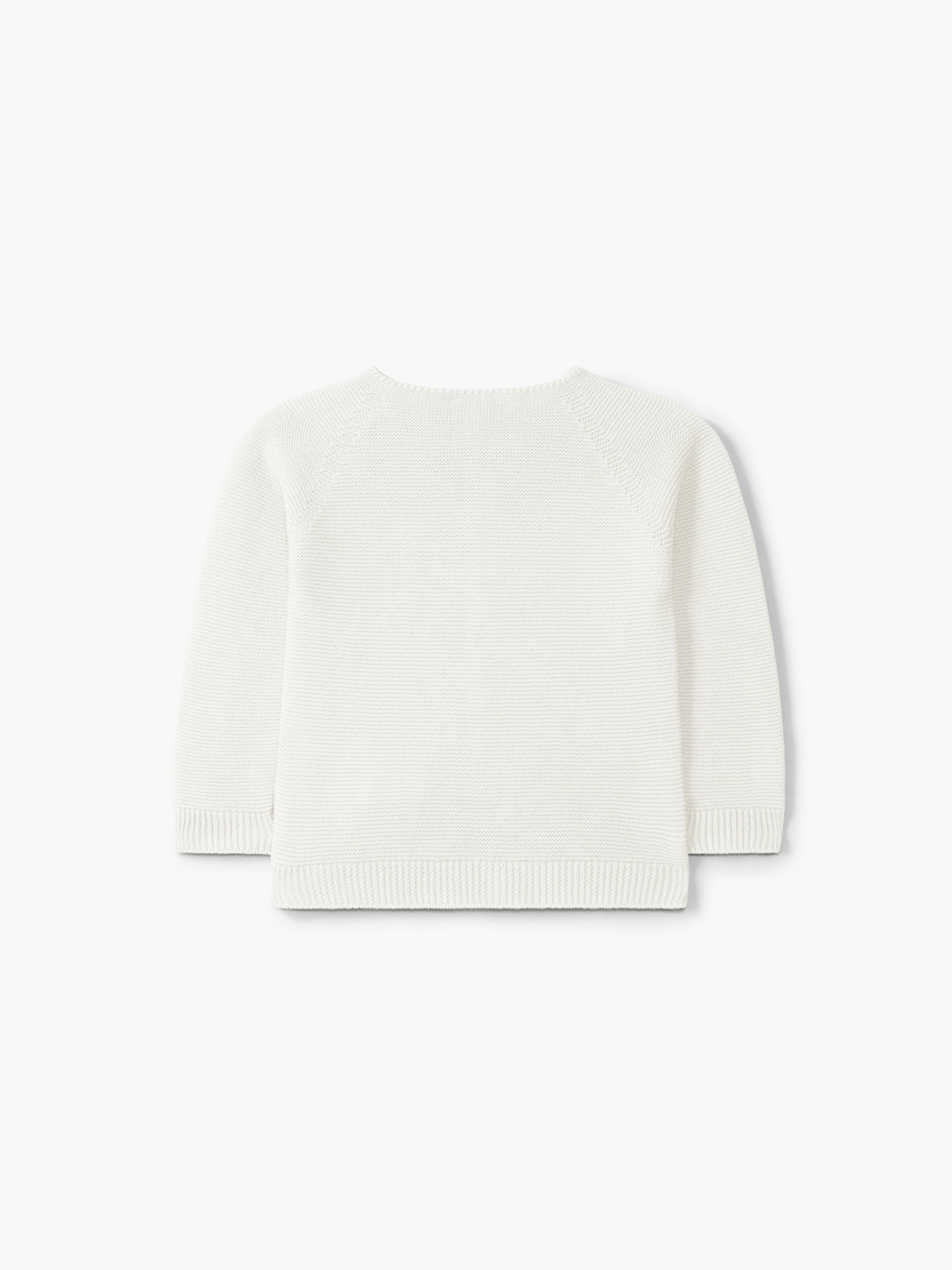 Knitted wool cardigan