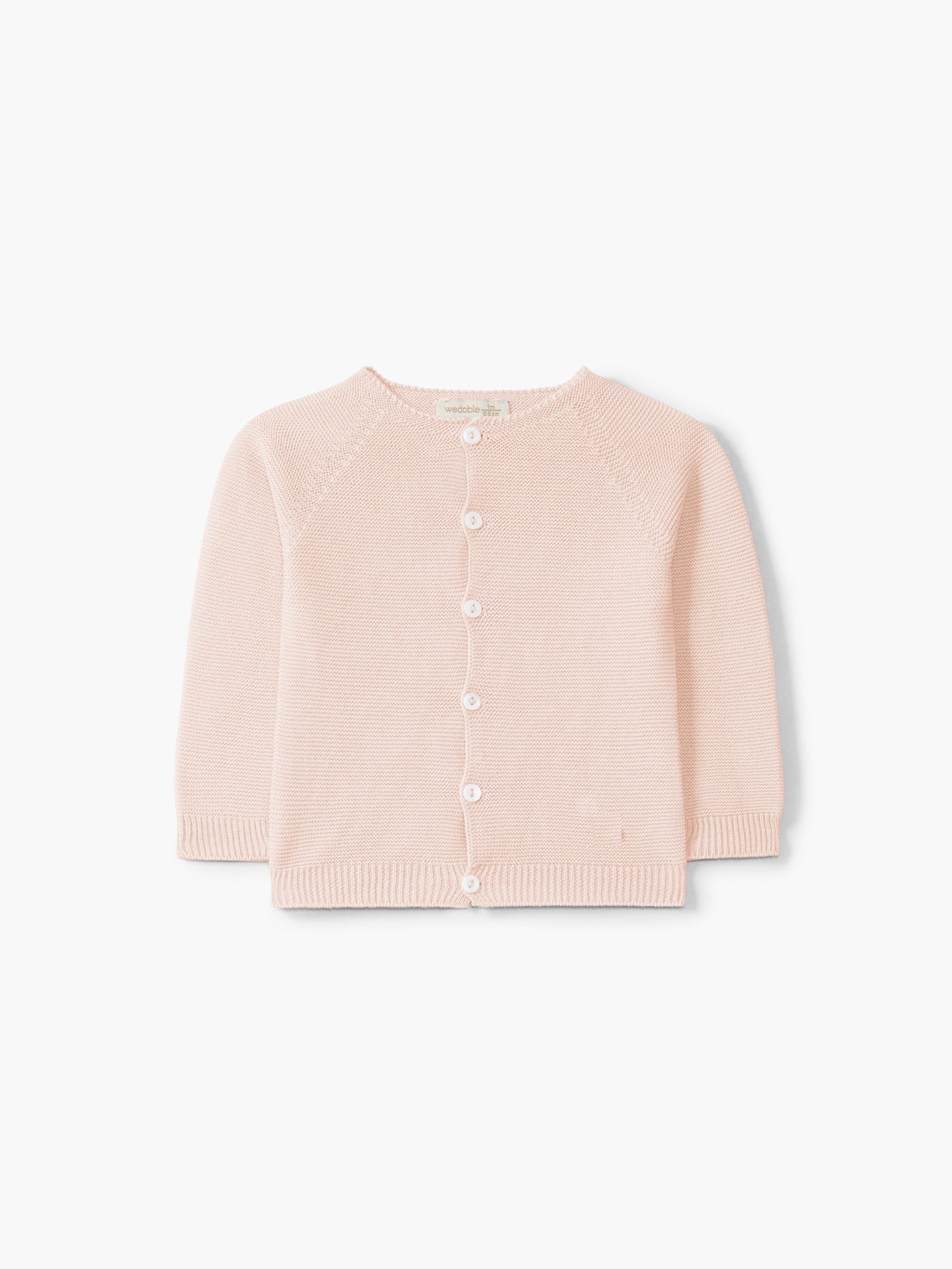 Knitted wool cardigan