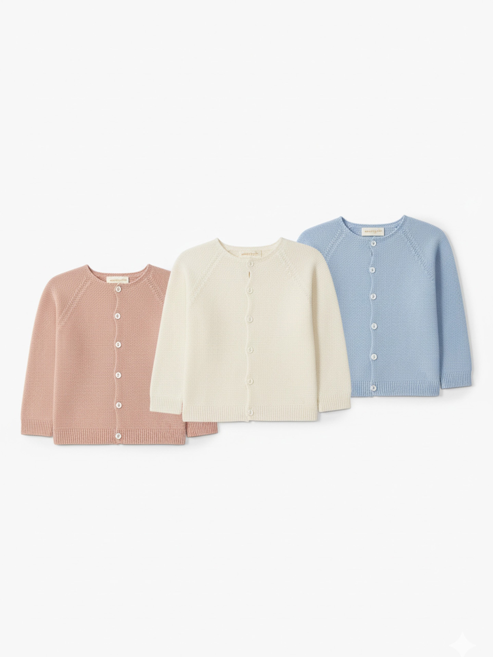 Knitted wool cardigan