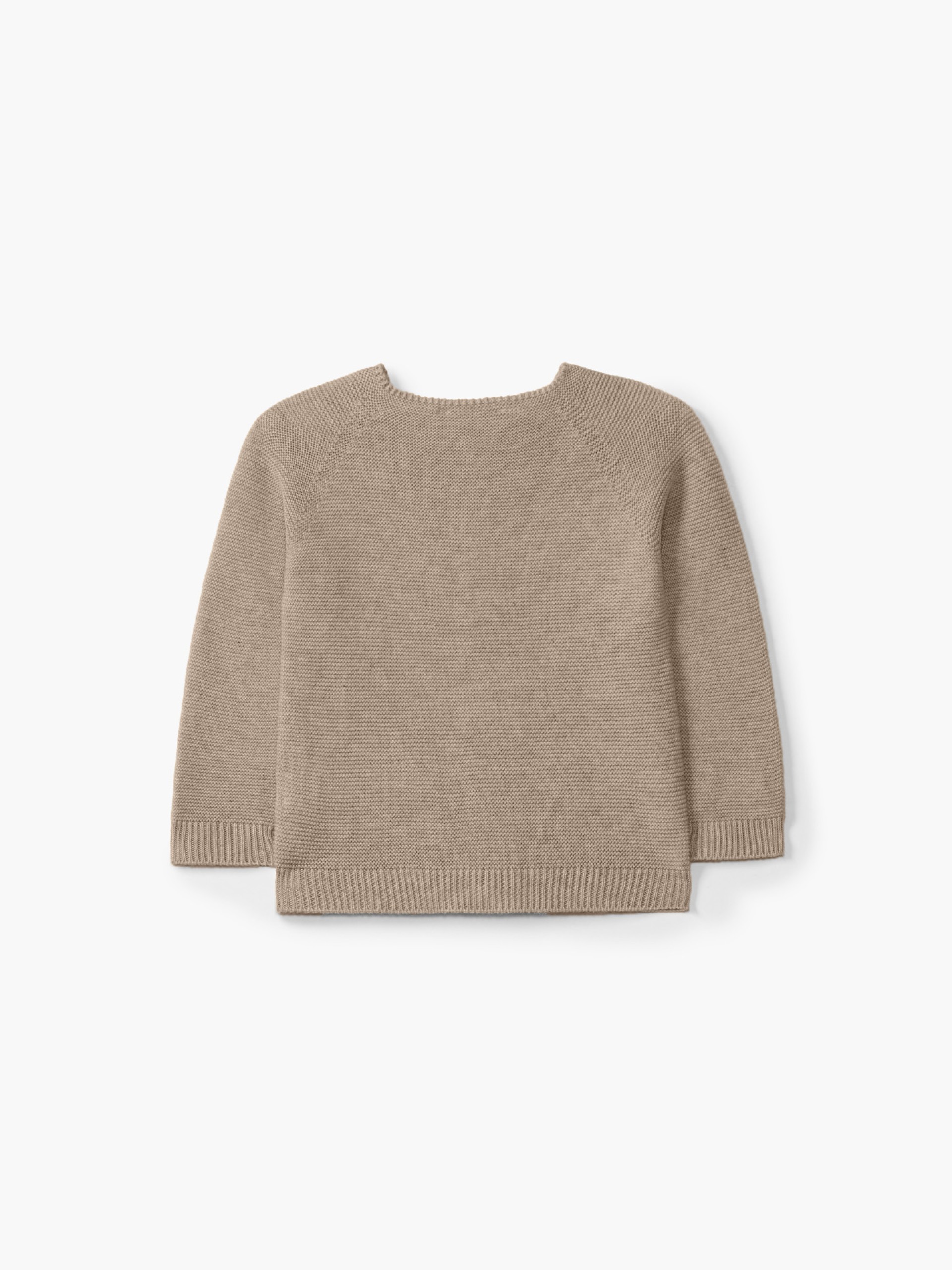 Knitted wool cardigan