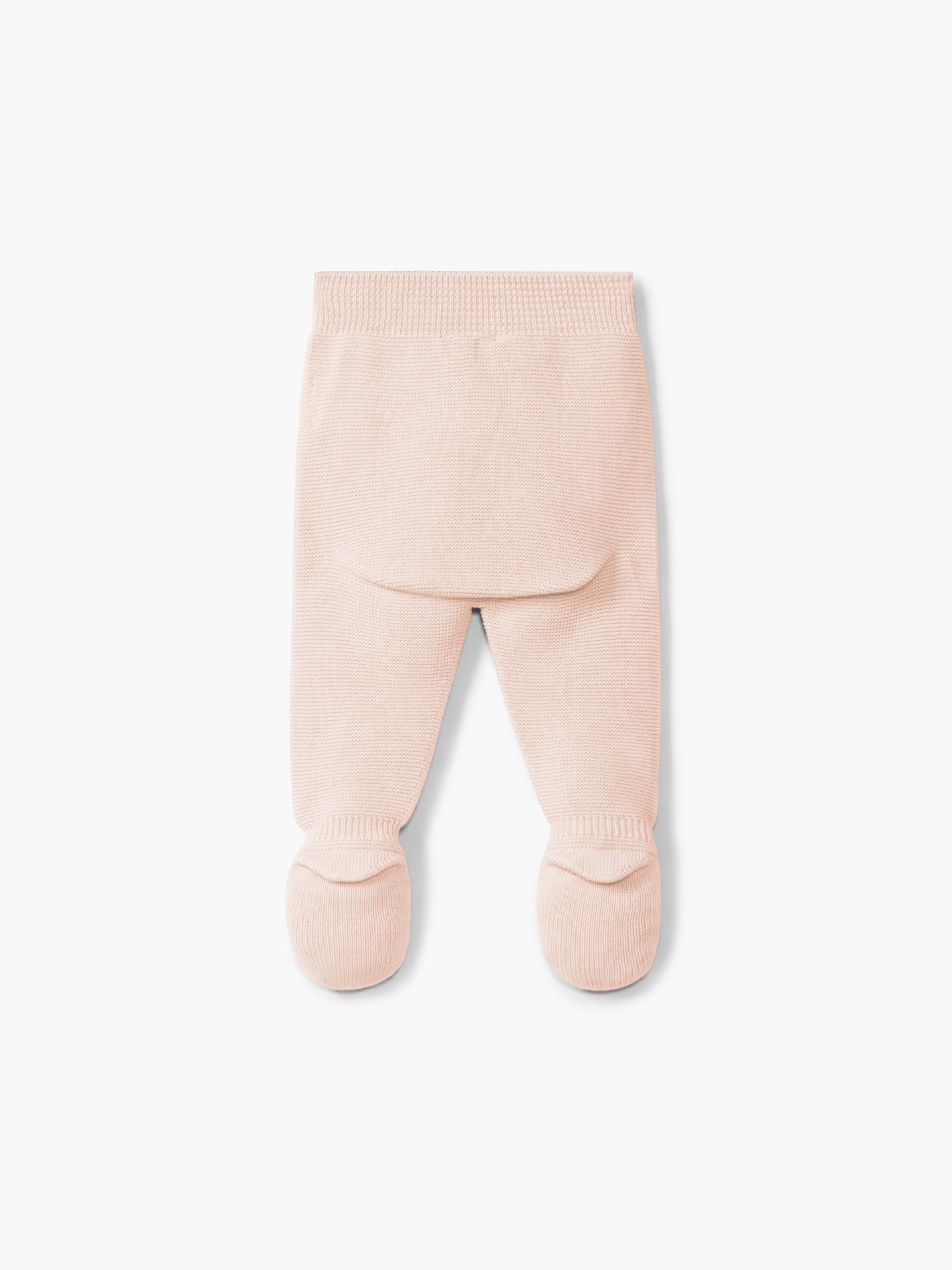 Knitted wool trousers