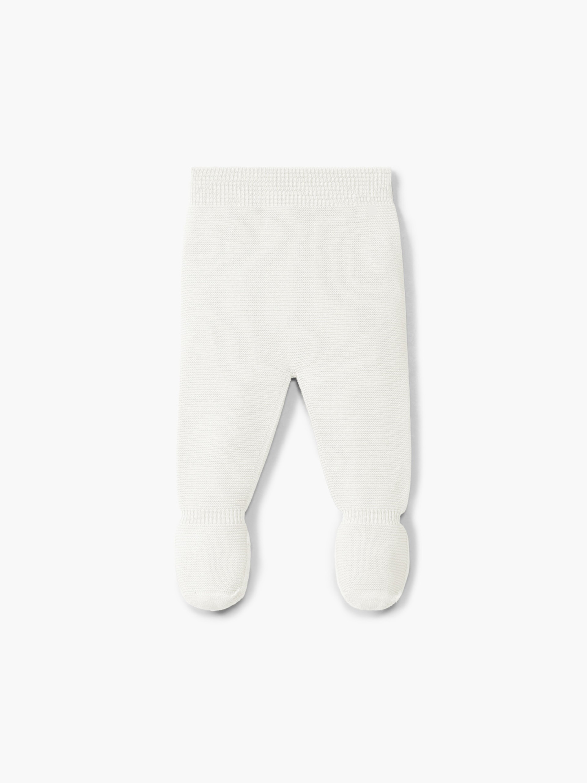 Knitted wool trousers