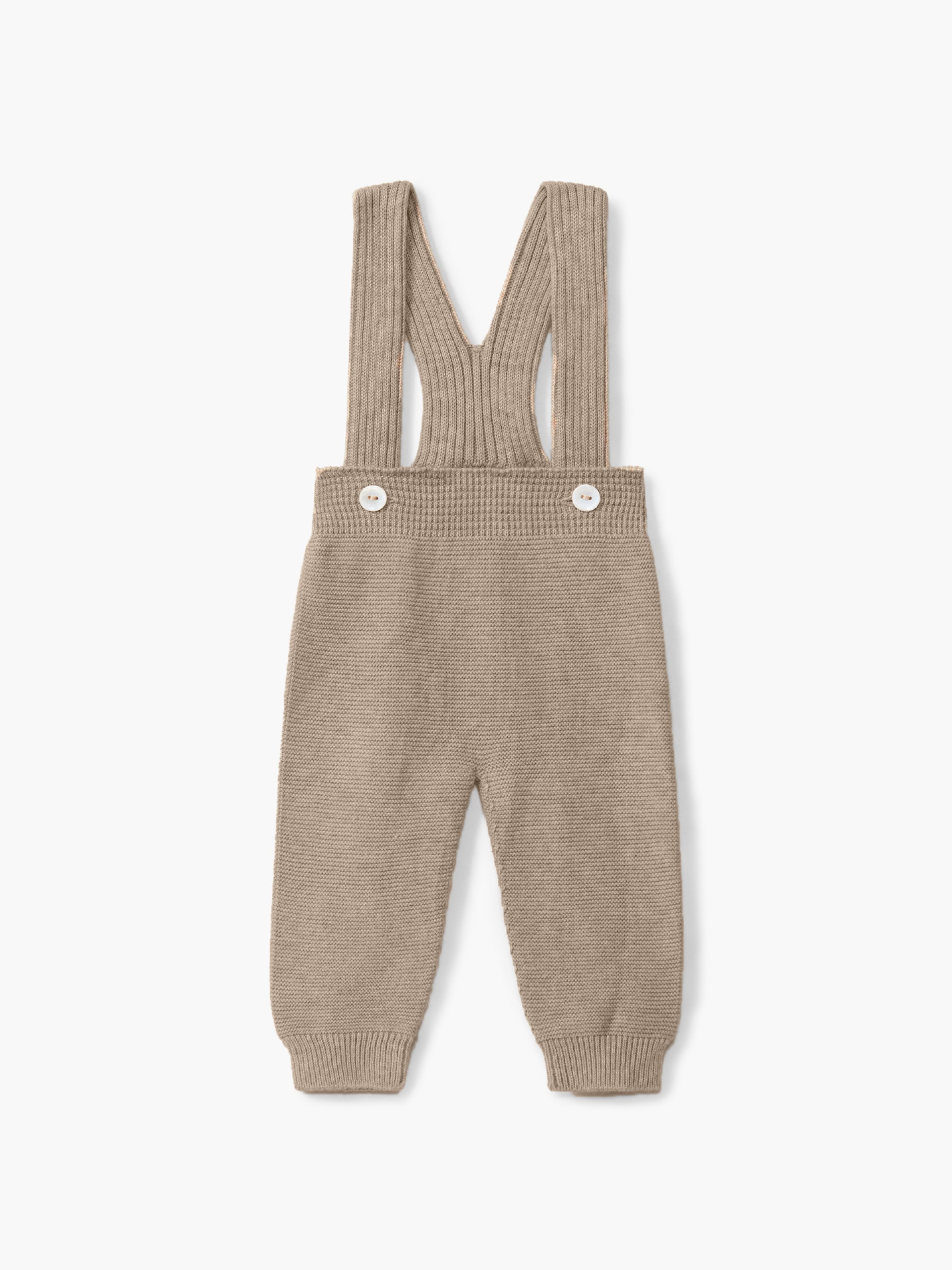 Knitted wool trousers