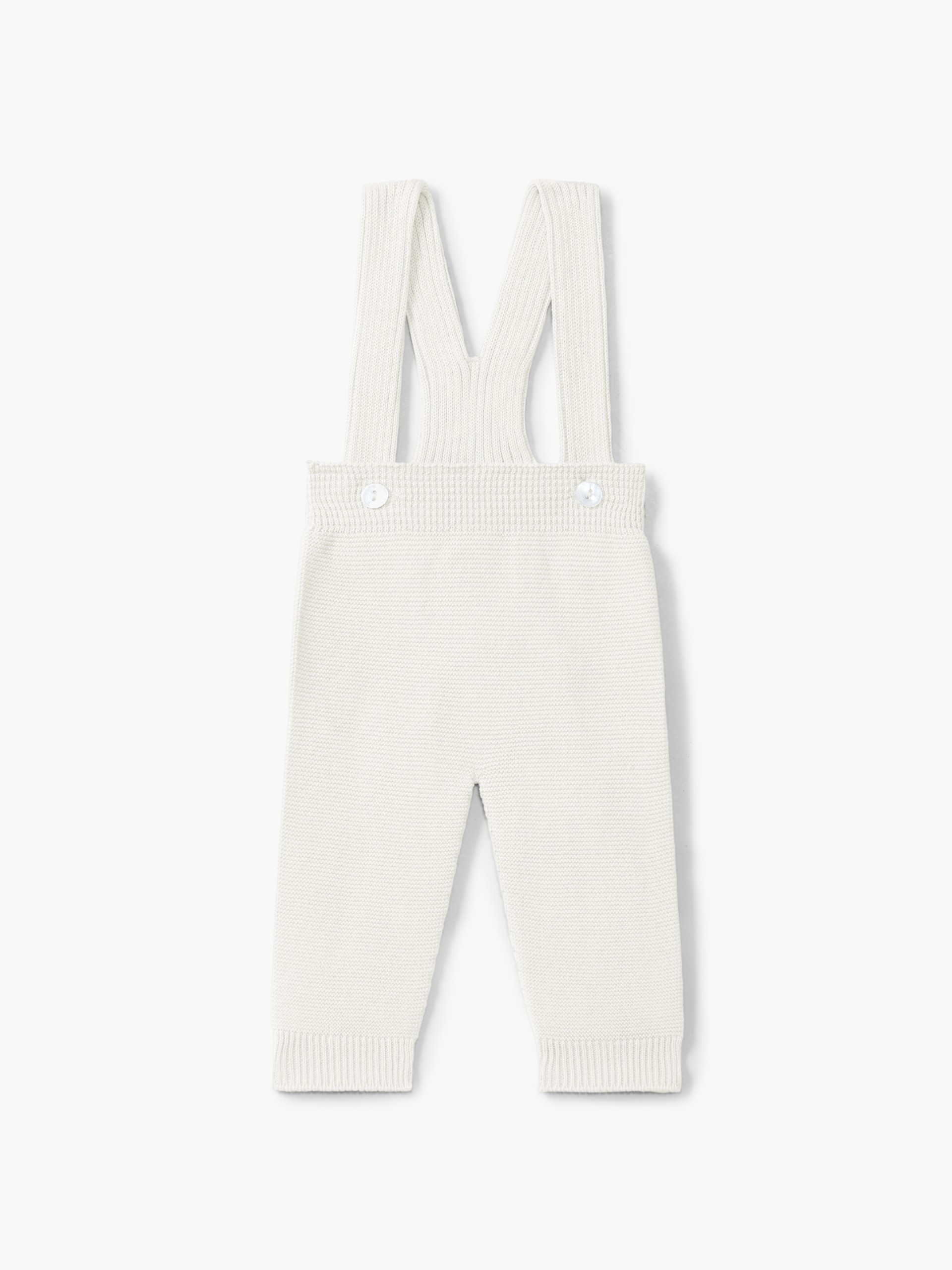 Knitted wool trousers