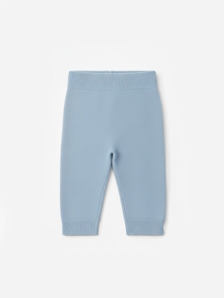 Knitted wool trousers