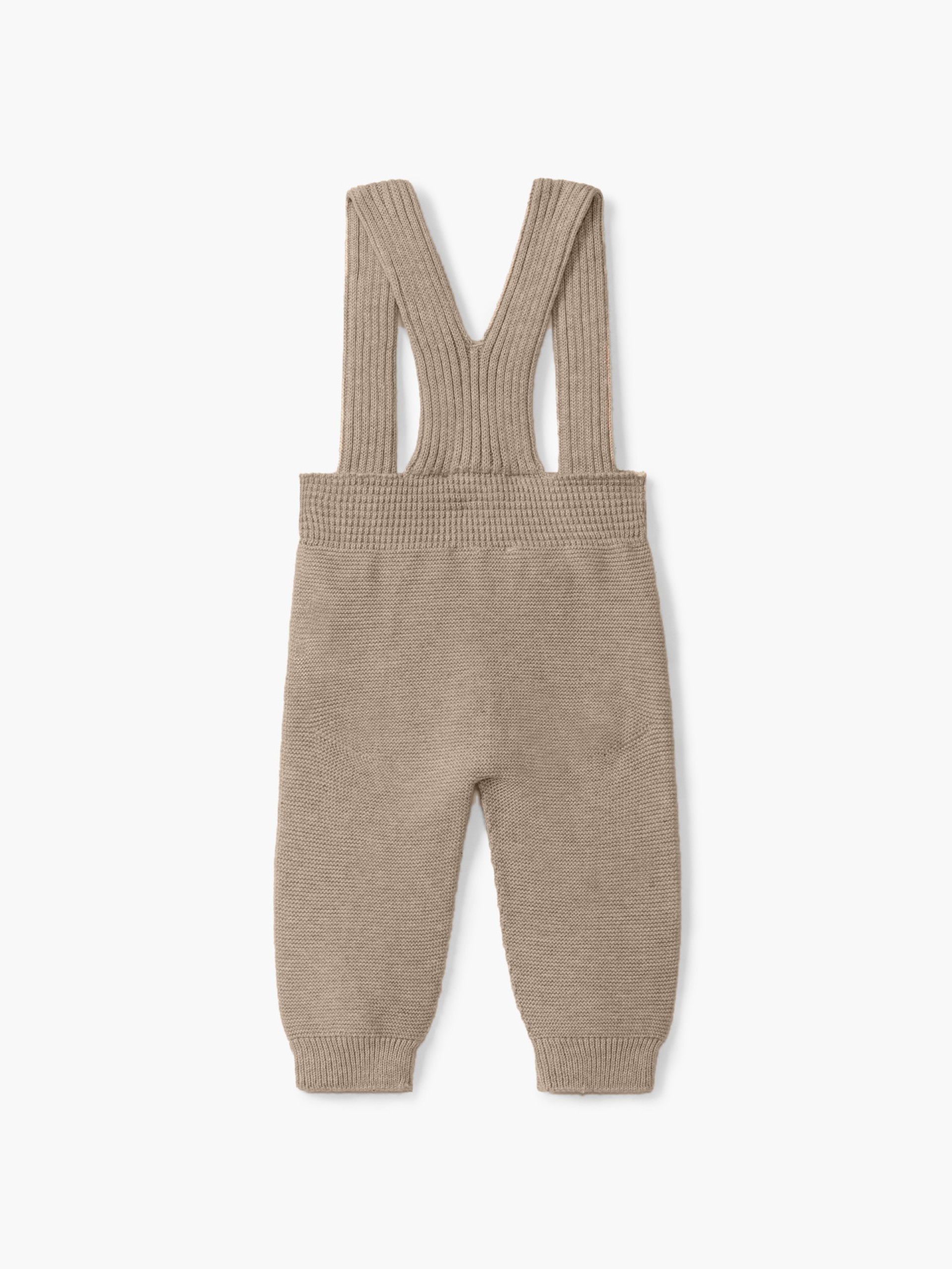 Knitted wool trousers
