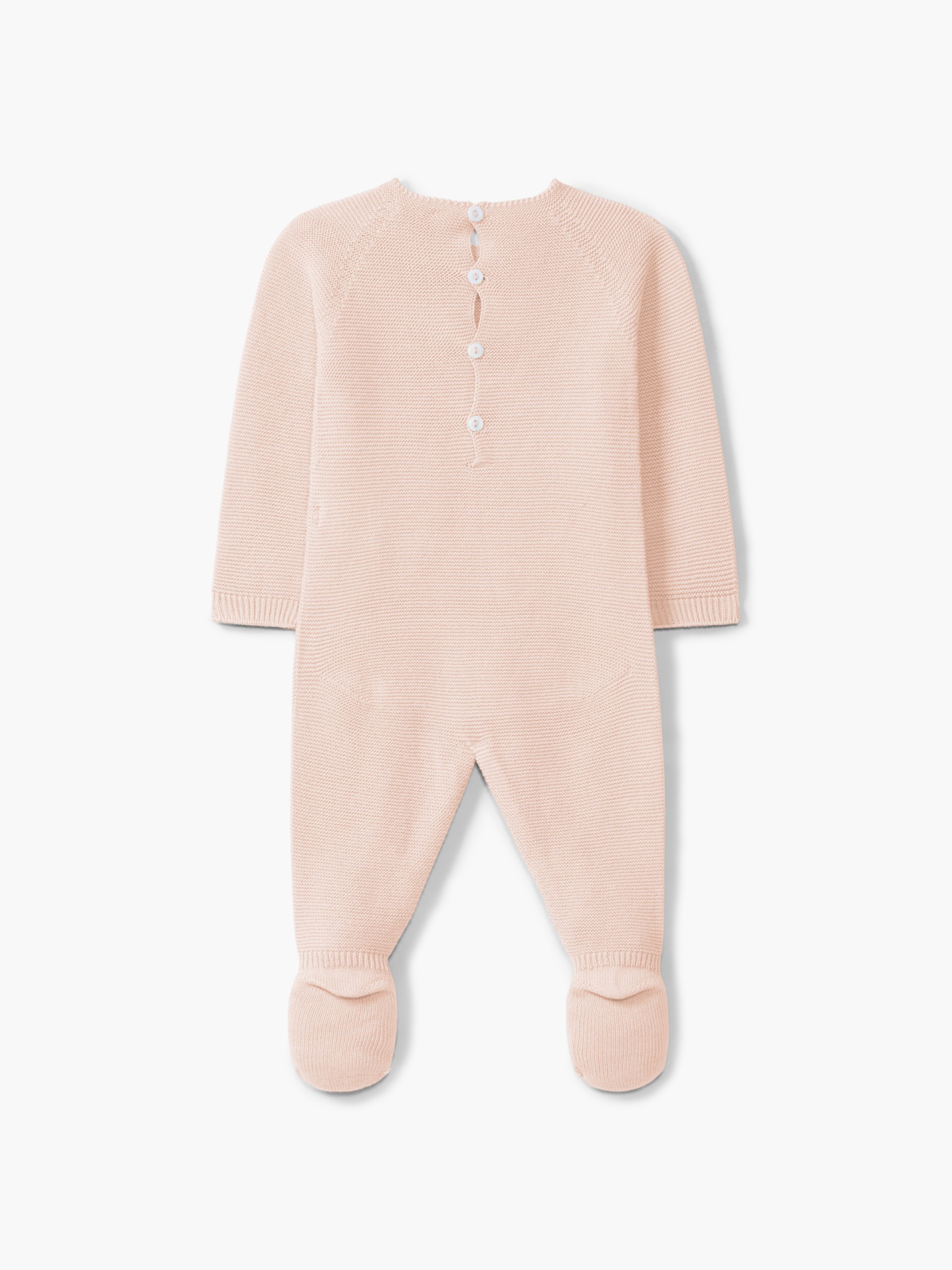 Knitted wool babygrow