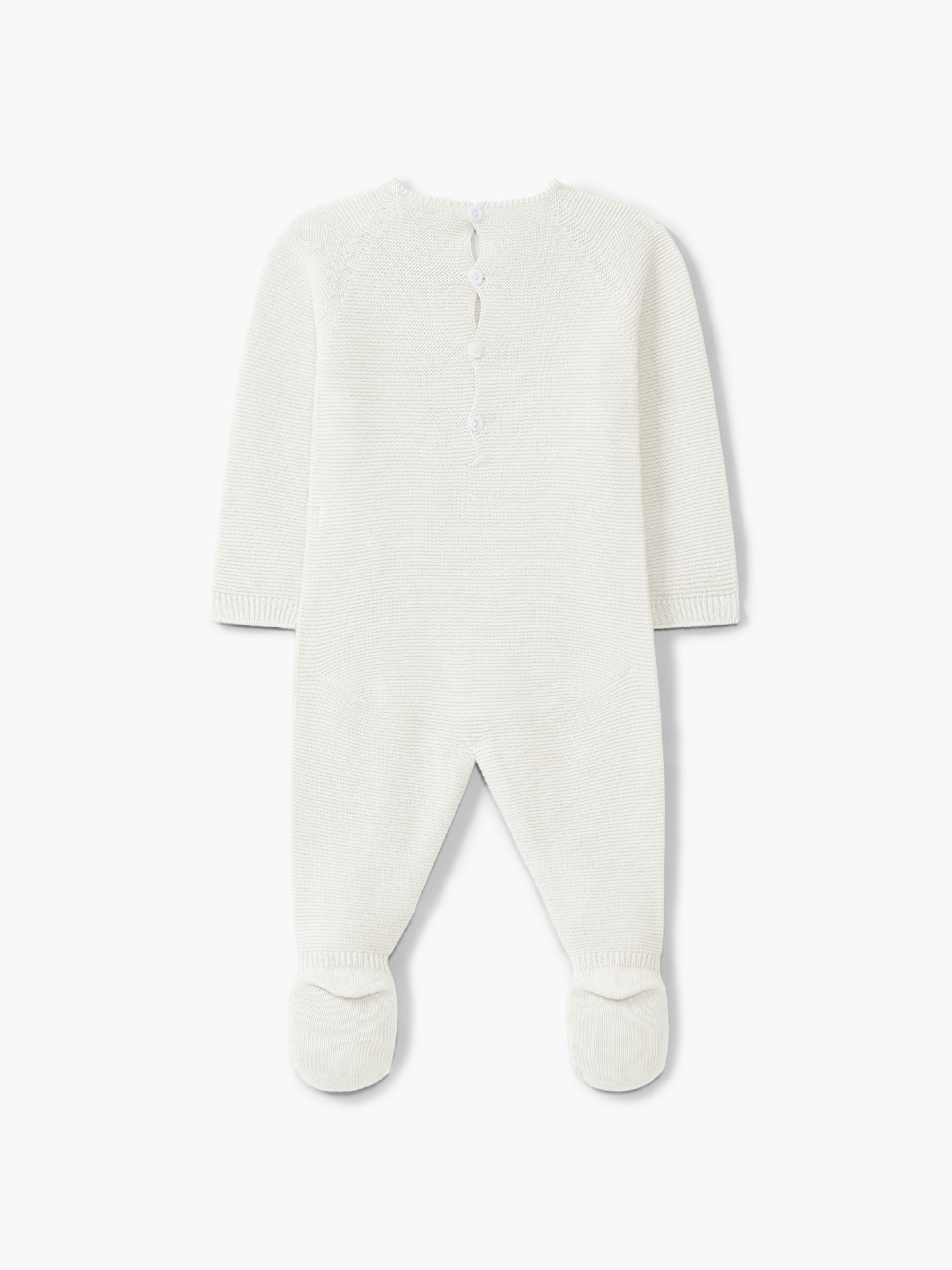 Knitted wool babygrow