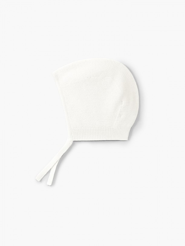 Touca tricotada em l�