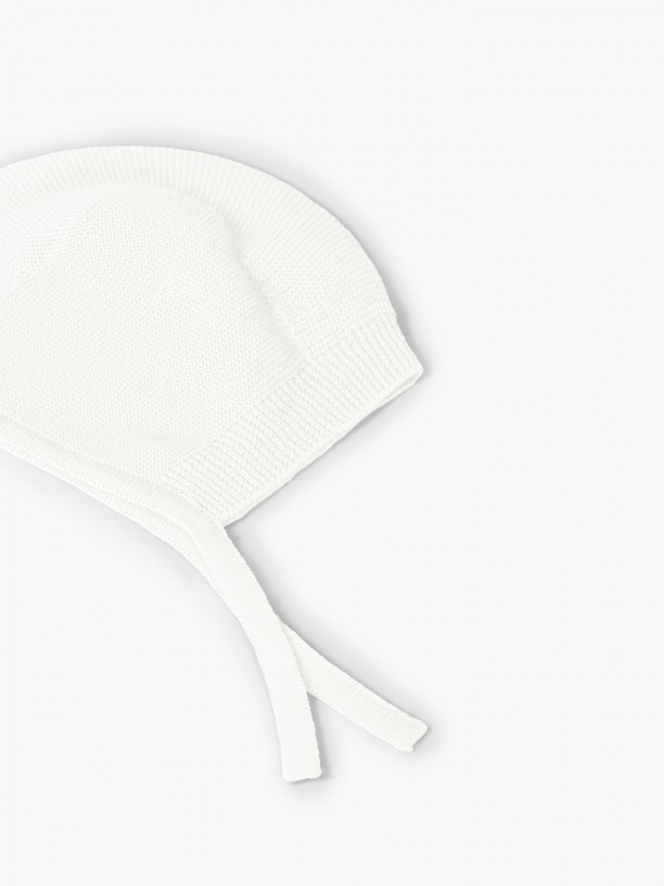 Touca tricotada em l�