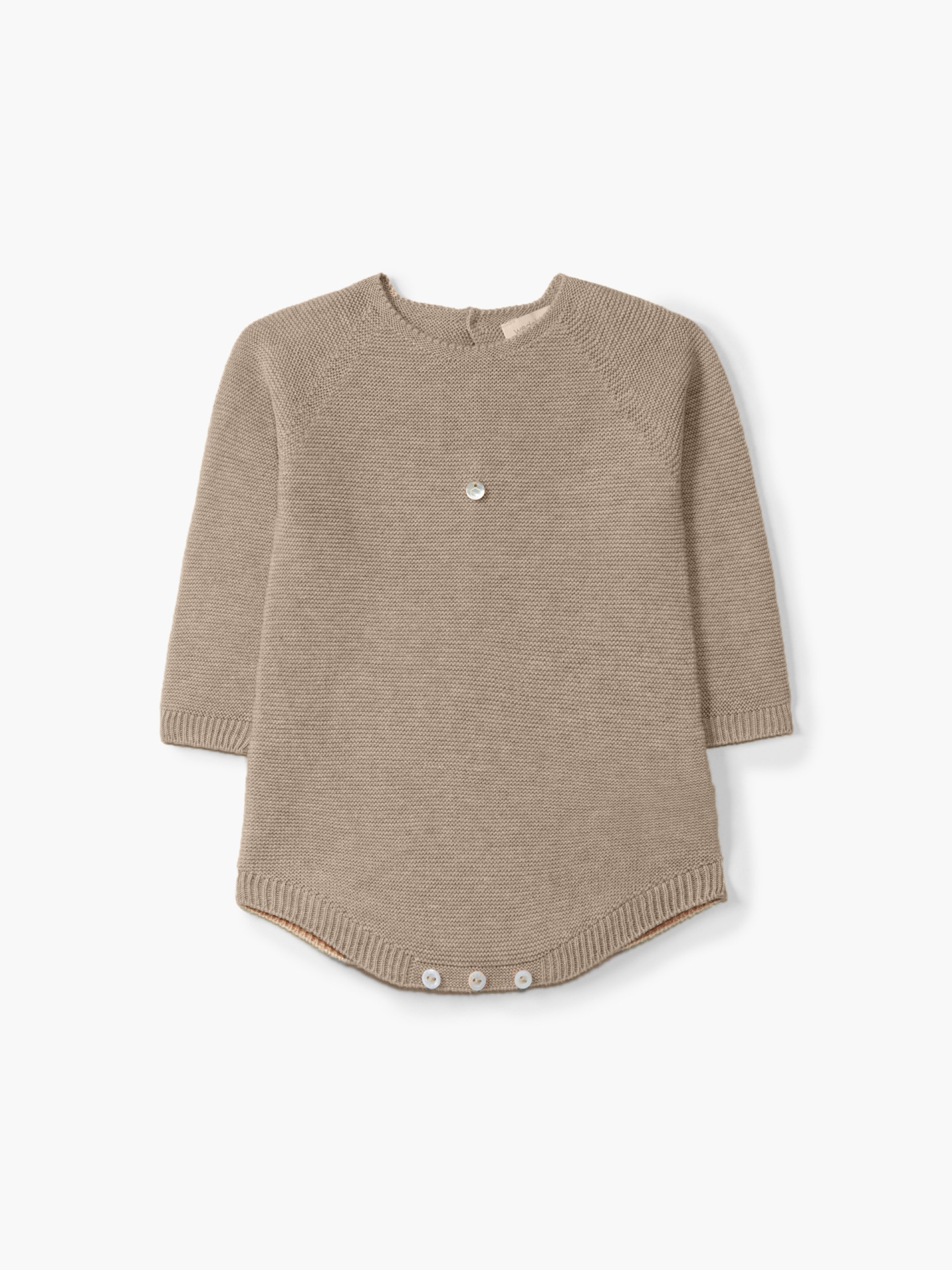 Knitted wool shortie
