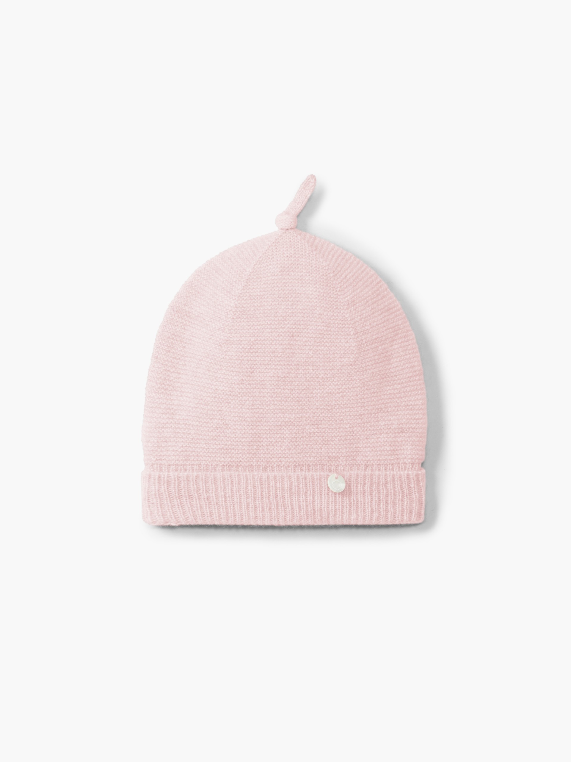 Knitted cashmere beanie