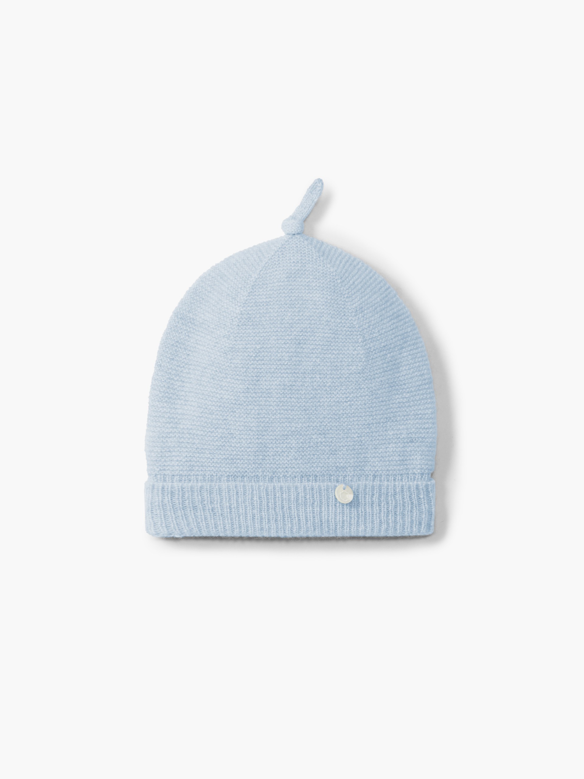 Knitted cashmere beanie