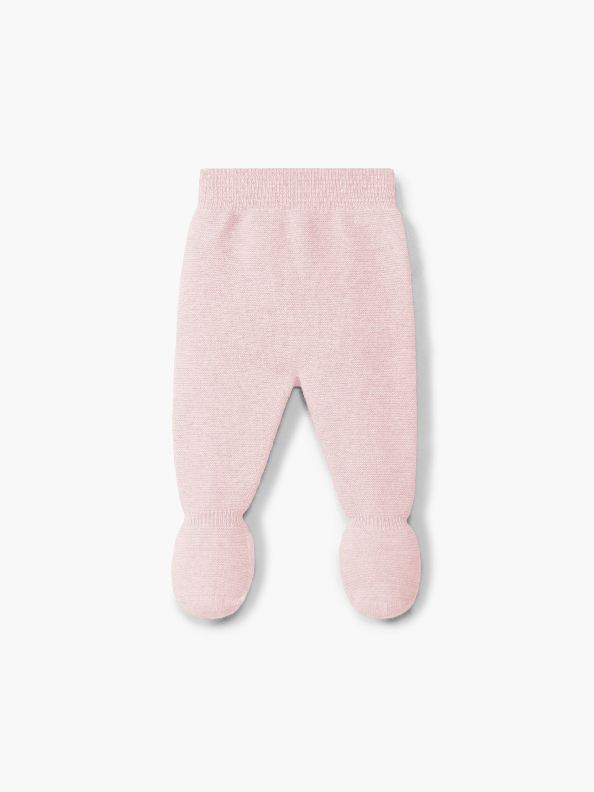 Knitted cashmere trousers